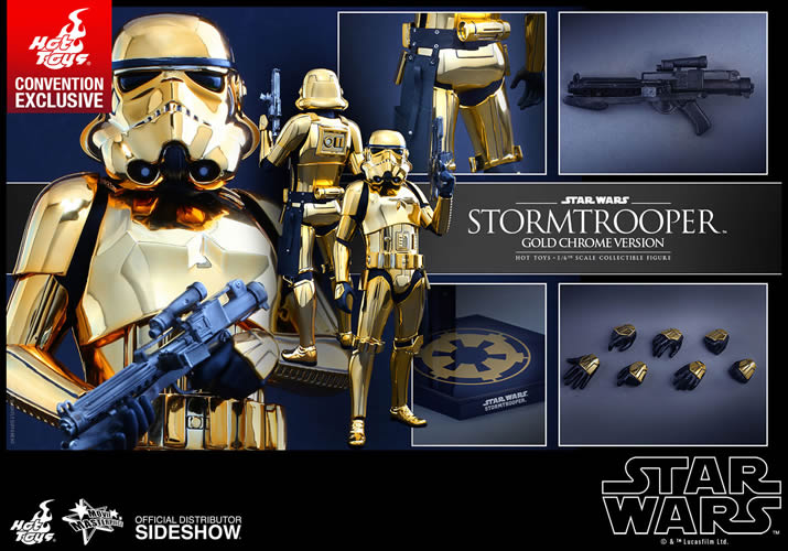 Hot Toys Stormtrooper Gold Chrome Version